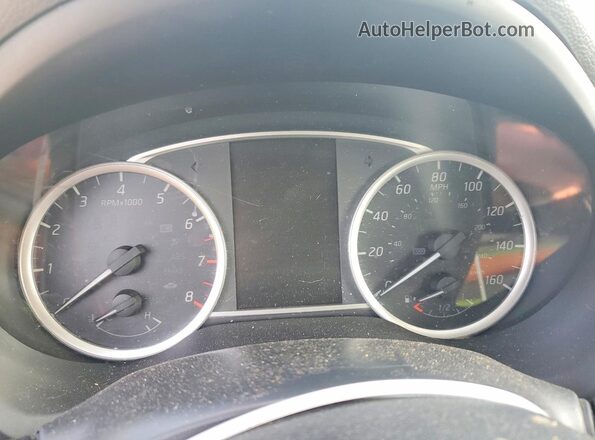 3N1AB7AP6KY318820 2019 NISSAN SENTRA Black Widok zestawu wskaźników