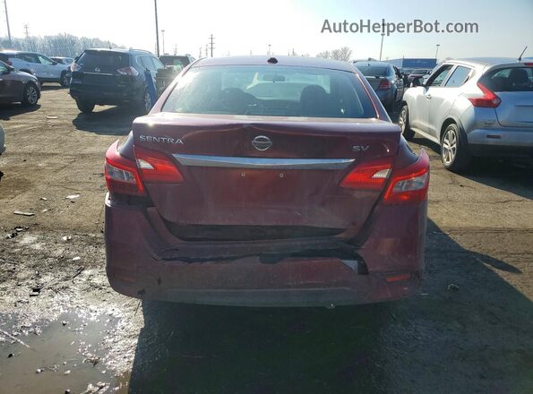 3N1AB7AP6KY322320 2019 NISSAN SENTRA Red Widok z tyłu