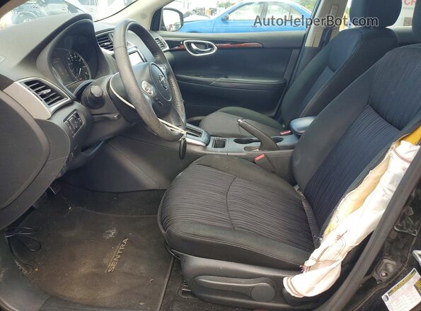 3N1AB7AP6KY327176 2019 NISSAN SENTRA Black Vista interior delantera