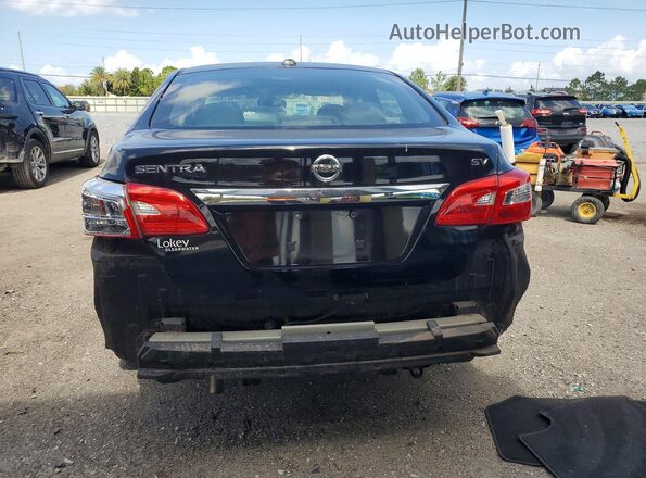 3N1AB7AP6KY327176 2019 NISSAN SENTRA Black Vista trasera