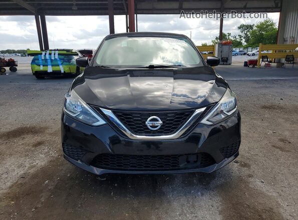 3N1AB7AP6KY327176 2019 NISSAN SENTRA Black Vista frontal