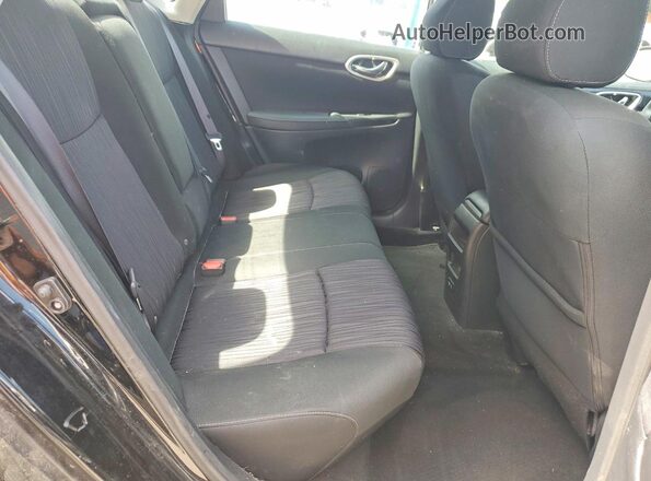 3N1AB7AP6KY327176 2019 NISSAN SENTRA Black Vista de los asientos traseros