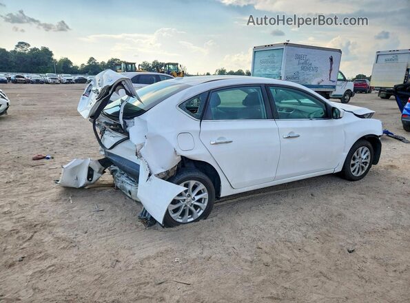 3N1AB7AP6KY338355 2019 NISSAN SENTRA Белый Задняя правая четверть