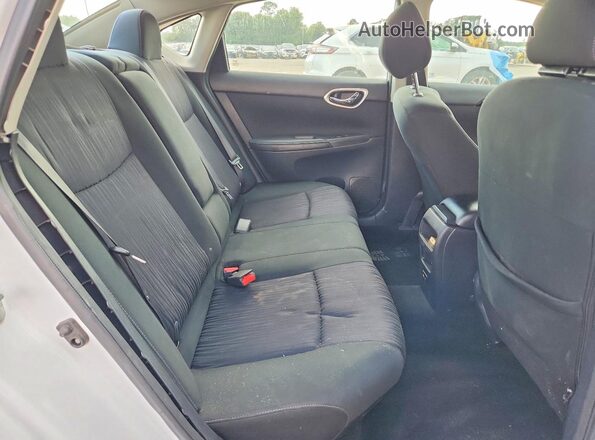 3N1AB7AP6KY338355 2019 NISSAN SENTRA Белый Вид задних сидений