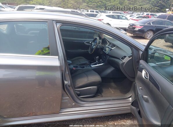 3N1AB7AP6KY348464 2019 NISSAN SENTRA Gray წინა სალონის ხედი