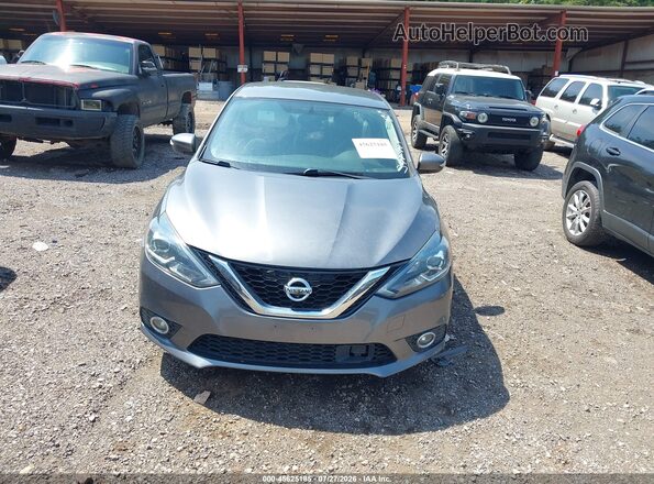 3N1AB7AP6KY348464 2019 NISSAN SENTRA Gray წინა ხედი