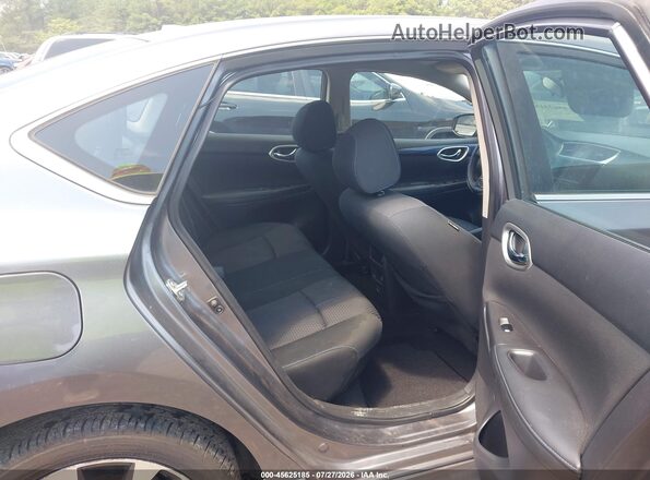 3N1AB7AP6KY348464 2019 NISSAN SENTRA Gray VIN კოდის სტიკერის ხედი
