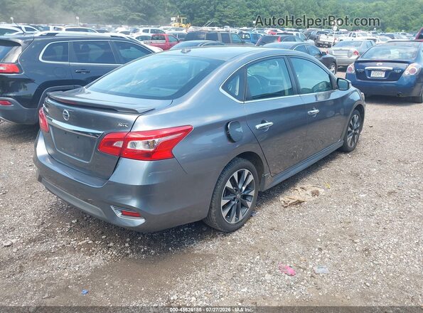3N1AB7AP6KY348464 2019 NISSAN SENTRA Gray უკანა სალონის ხედი