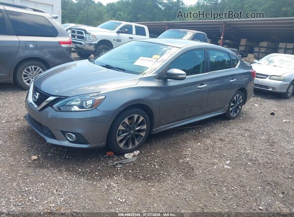 3N1AB7AP6KY348464 2019 NISSAN SENTRA Gray სალონის 360-გრადუსიანი ხედი