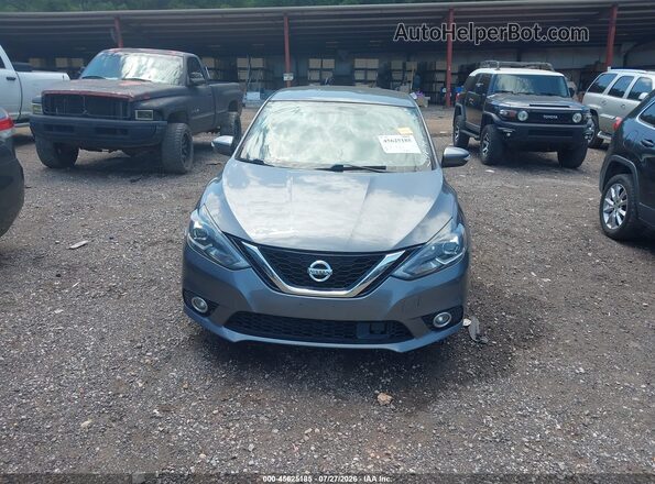 3N1AB7AP6KY348464 2019 NISSAN SENTRA Gray ხელსაწყოთა პანელის ხედი