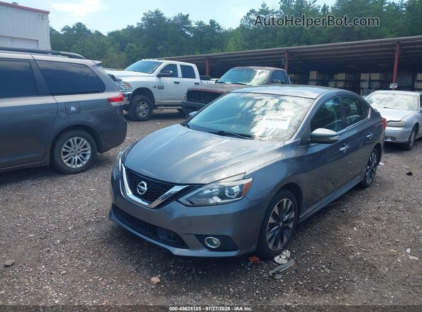 3N1AB7AP6KY348464 2019 NISSAN SENTRA Gray წინა მარცხენა ხედი სამი მეოთხედიდან