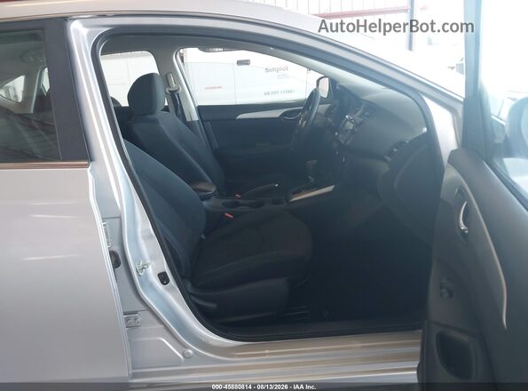 3N1AB7AP6KY352191 2019 NISSAN SENTRA Silver წინა სალონის ხედი