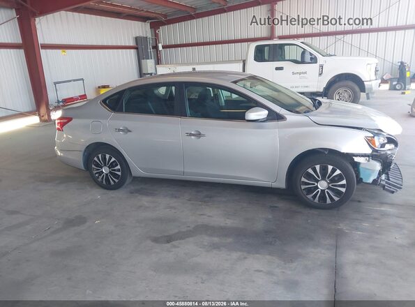 3N1AB7AP6KY352191 2019 NISSAN SENTRA Silver სალონის 360-გრადუსიანი ხედი