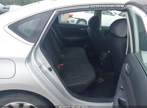 3N1AB7AP6KY352885 2019 NISSAN SENTRA Silver VIN sticker view