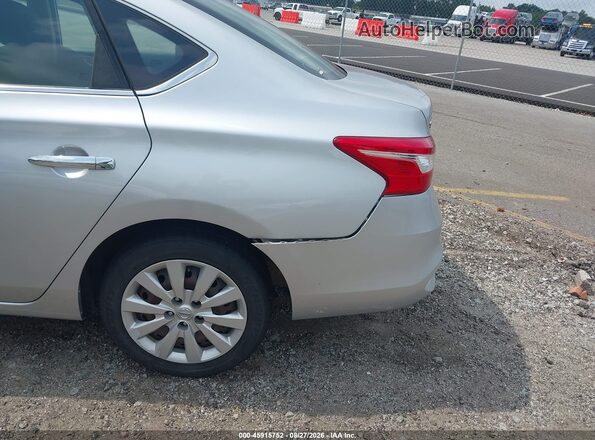3N1AB7AP6KY352885 2019 NISSAN SENTRA Silver Front view