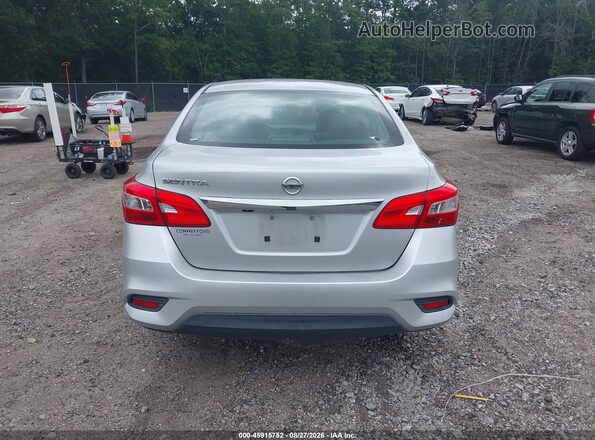 3N1AB7AP6KY352885 2019 NISSAN SENTRA Silver 