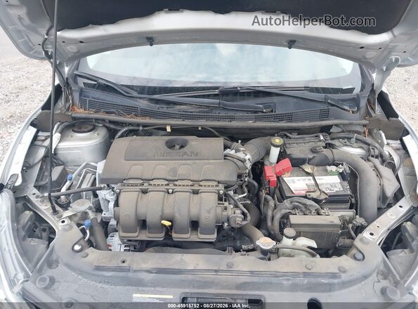 3N1AB7AP6KY352885 2019 NISSAN SENTRA Silver Rear view