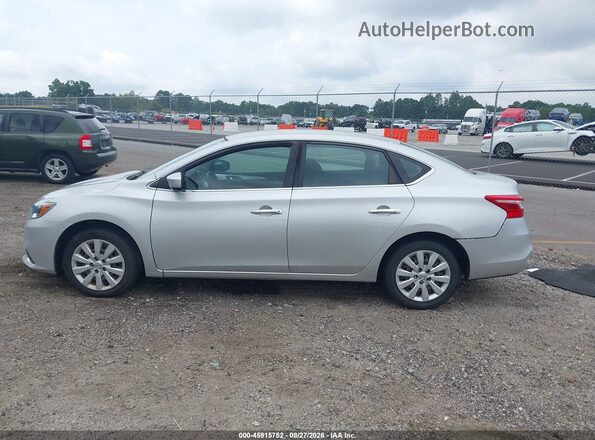 3N1AB7AP6KY352885 2019 NISSAN SENTRA Silver 360 interior view