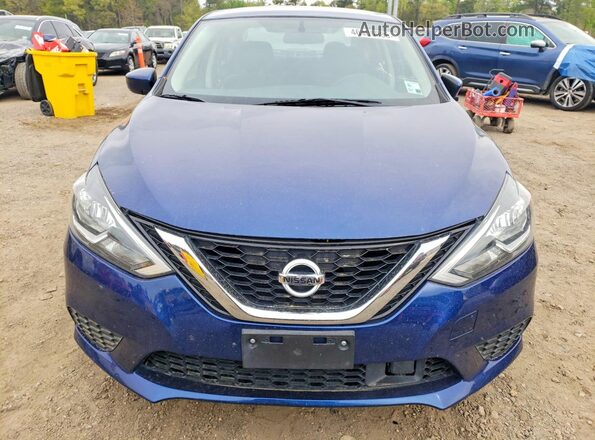 3N1AB7AP6KY361280 2019 NISSAN SENTRA Blue Դիմացի տեսք