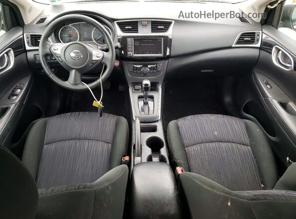 3N1AB7AP6KY361280 2019 NISSAN SENTRA Blue Առջևի վահանակի տեսք