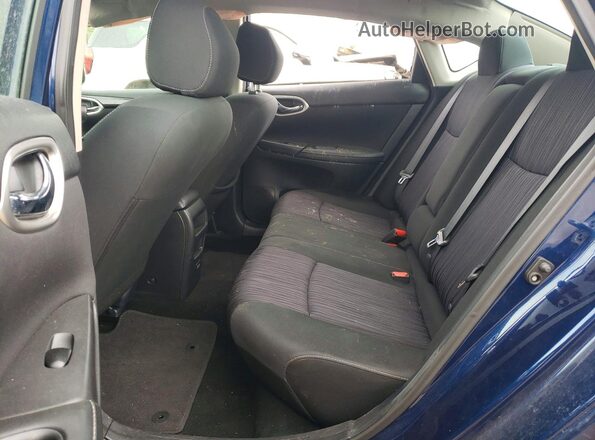 3N1AB7AP6KY361280 2019 NISSAN SENTRA Blue Հետևի նստատեղերի տեսք