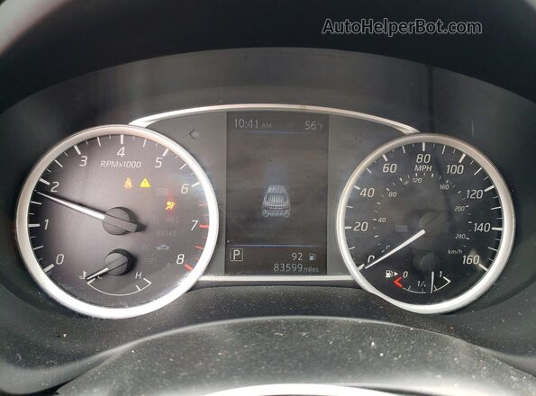 3N1AB7AP6KY361280 2019 NISSAN SENTRA Blue Սարքավորումների վահանակի տեսք