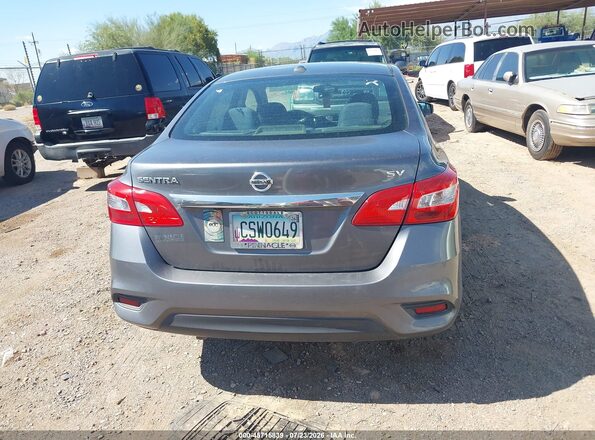 3N1AB7AP6KY361439 2019 NISSAN SENTRA Gray 
