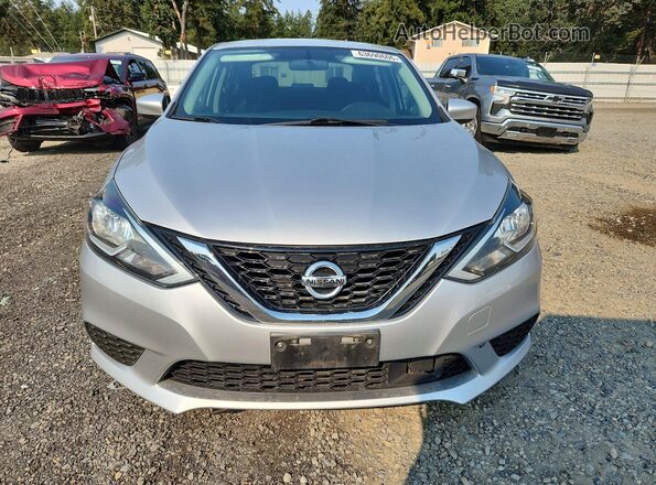 3N1AB7AP6KY366320 2019 NISSAN SENTRA Silver Vista frontal