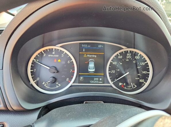 3N1AB7AP6KY366320 2019 NISSAN SENTRA Silver Vista del cuadro de instrumentos