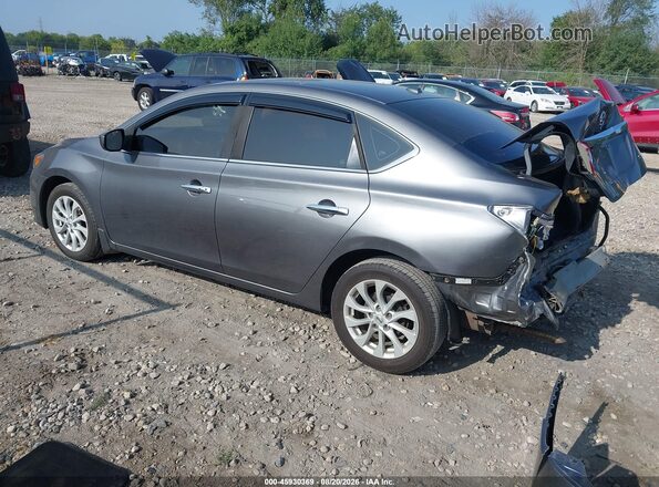 3N1AB7AP6KY404824 2019 NISSAN SENTRA Gray Հետևի ձախ