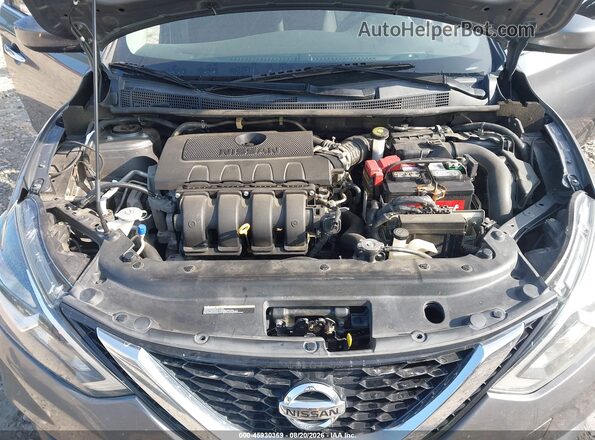 3N1AB7AP6KY404824 2019 NISSAN SENTRA Gray Հետևի տեսք