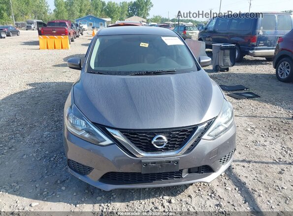 3N1AB7AP6KY404824 2019 NISSAN SENTRA Gray Սալոնի հետևի տեսք