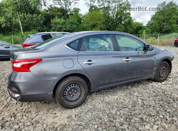 3N1AB7AP6KY411143 2019 NISSAN SENTRA Charcoal უკანა მარჯვენა