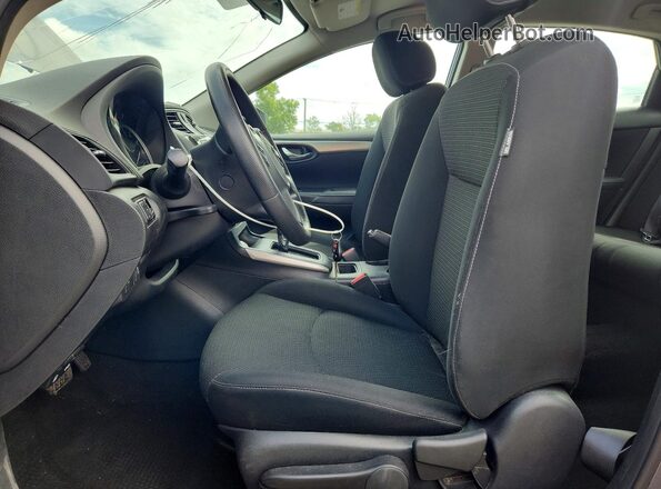 3N1AB7AP6KY411143 2019 NISSAN SENTRA Charcoal წინა სალონის ხედი