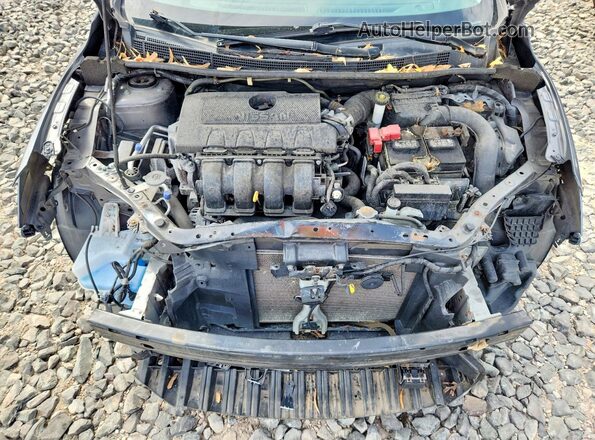 3N1AB7AP6KY411143 2019 NISSAN SENTRA Charcoal უკანა სალონის ხედი