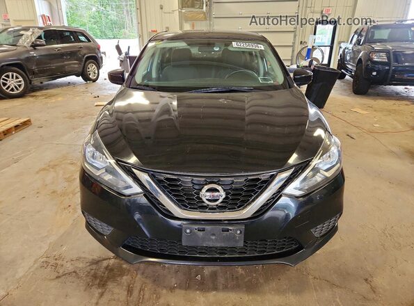 3N1AB7AP6KY412342 2019 NISSAN SENTRA Black წინა ხედი