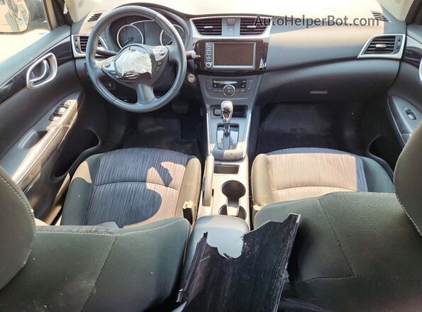 3N1AB7AP6KY424006 2019 NISSAN SENTRA Blue Vista del salpicadero