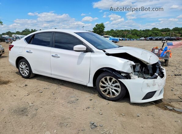 3N1AB7AP6KY436608 2019 NISSAN SENTRA White Առջևի աջ