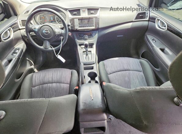 3N1AB7AP6KY436608 2019 NISSAN SENTRA White Առջևի վահանակի տեսք