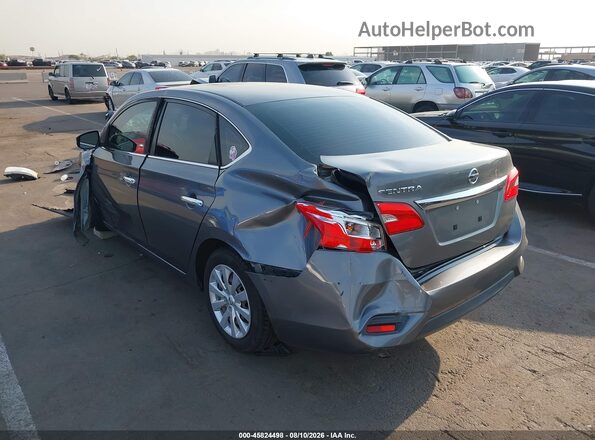 3N1AB7AP6KY446815 2019 NISSAN SENTRA Gray უკანა მარცხენა