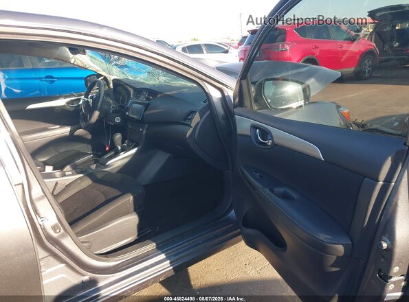 3N1AB7AP6KY446815 2019 NISSAN SENTRA Gray წინა სალონის ხედი