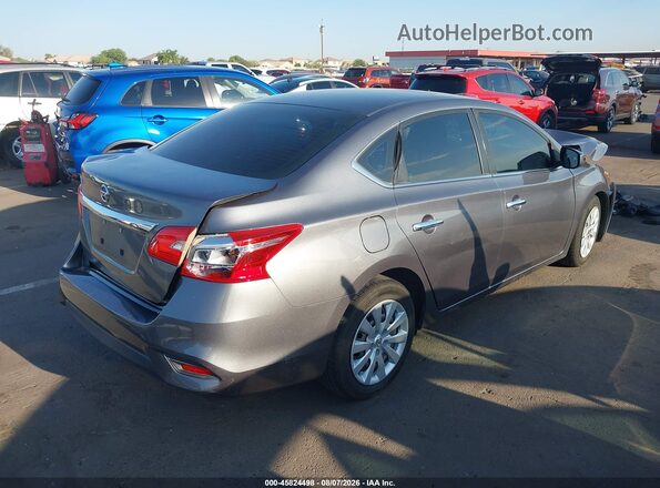 3N1AB7AP6KY446815 2019 NISSAN SENTRA Gray უკანა მარჯვენა
