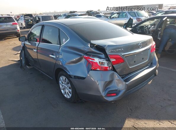 3N1AB7AP6KY446815 2019 NISSAN SENTRA Gray 