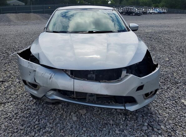 3N1AB7AP6KY450637 2019 NISSAN SENTRA Silver წინა ხედი