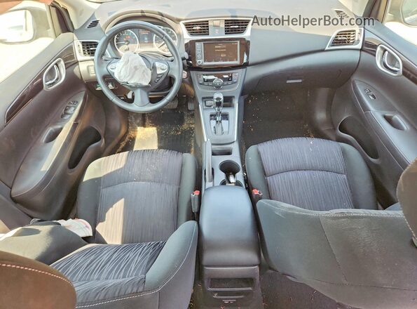 3N1AB7AP6KY455904 2019 NISSAN SENTRA Blue წინა პანელის ხედი
