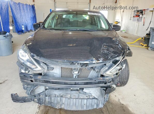 3N1AB7AP7GL650835 2016 NISSAN SENTRA Black Front view