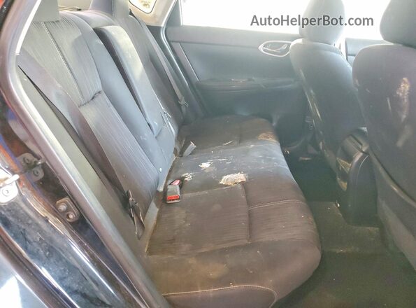 3N1AB7AP7GL650835 2016 NISSAN SENTRA Black Rear seats view