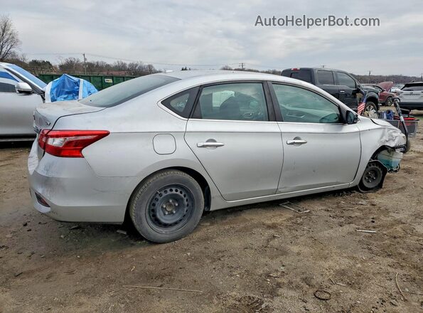 3N1AB7AP7GL667778 2016 NISSAN SENTRA Silver Trasero derecho
