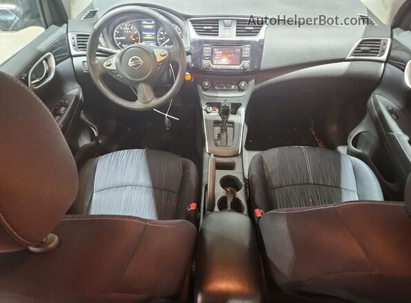 3N1AB7AP7GL669854 2016 NISSAN SENTRA Black Вид панелі приладів