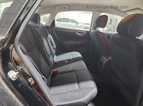 3N1AB7AP7GL669854 2016 NISSAN SENTRA Black Вид задніх сидінь